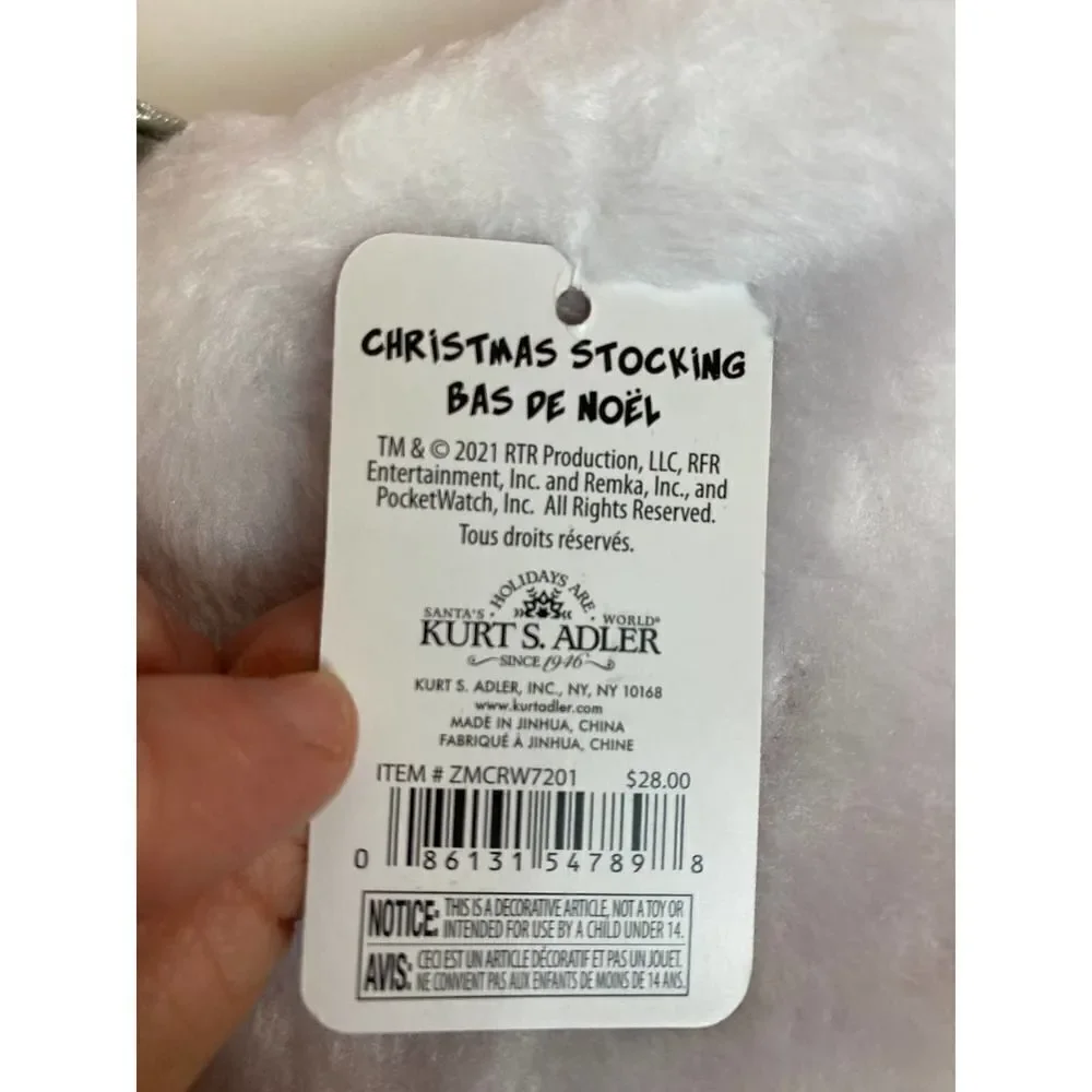 NWT Ryan's World Christmas Stocking - Kurt S. Adler